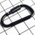 High Quality Aluminum Alloy Carabiner Gun Color D-shaped Quick Hanging Buckle D-shaped Carabiner Gun Gray Quick Hanging