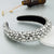 Hinestone Gem Headdress Sponge Wide Edge Handmade Headband Baroque Hair Accessories