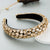 Hinestone Gem Headdress Sponge Wide Edge Handmade Headband Baroque Hair Accessories