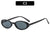 Hip-Hop Color Block Ac Oval Frame Full Frame Women's Sunglasses