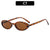 Hip-Hop Color Block Ac Oval Frame Full Frame Women's Sunglasses