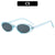 Hip-Hop Color Block Ac Oval Frame Full Frame Women's Sunglasses