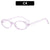 Hip-Hop Color Block Ac Oval Frame Full Frame Women's Sunglasses