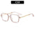 Hip-Hop Cool Style Color Block Ac Square Full Frame Women's Sunglasses