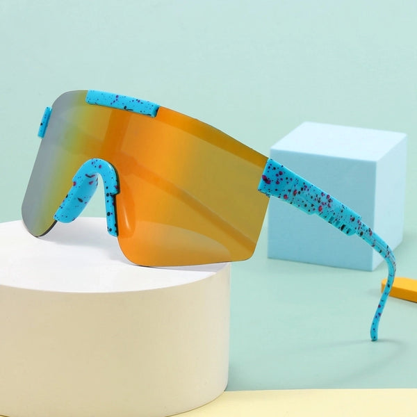 Hip-Hop Geometric Pc Polygon Frameless Kids Sunglasses