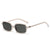 Hip-Hop Retro Simple Style Solid Color Leopard Ac Square Full Frame Glasses