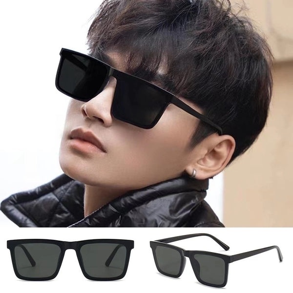 Hip-Hop Solid Color Tac Square Full Frame Women's Sunglasses