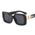 Hip-Hop Streetwear Geometric Pc Square Full Frame Women's Sunglasses