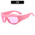 Hip-hop Ac Oval Frame Full Frame Women's Sunglasses