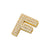 Hip-hop Classic Style Letter Copper Plating Inlay Zircon 18k Gold Plated Birthday Women's Charms