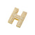 Hip-hop Classic Style Letter Copper Plating Inlay Zircon 18k Gold Plated Birthday Women's Charms