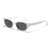 Hip-hop Classic Style Solid Color Ac Square Full Frame Women's Sunglasses