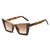 Hip-hop Color Block Pc Cat Eye Patchwork Full Frame Women's Sunglasses