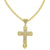 Hip-hop Cross Alloy Plating Inlay Zircon Men's Pendant Necklace