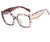 Hip-hop Exaggerated Geometric Ac Square Full Frame Glasses