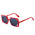 Hip-hop Fashion Pc Square Full Frame Men's Sunglasses