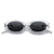 Hip-hop Fashion Streetwear Ac Oval Frame Full Frame Women's Sunglasses