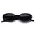 Hip-hop Fashion Streetwear Ac Oval Frame Full Frame Women's Sunglasses