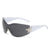 Hip-hop Fashion Streetwear Pc Square Frameless Women's Sunglasses