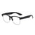 Hip-hop Geometric Glass Cat Eye Half Frame Men's Sunglasses