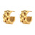 Hip-hop Geometric Plating Stainless Steel No Inlaid Gold Plated Earrings