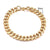 Hip-hop Geometric Stainless Steel Gold Plated Gold Plated Bracelets