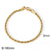 Hip-hop Geometric Stainless Steel Plating 18k Gold Plated Bracelets