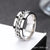 Hip-hop Geometric Stainless Steel Plating Rings