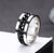 Hip-hop Geometric Stainless Steel Plating Rings