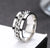 Hip-hop Geometric Stainless Steel Plating Rings