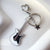 Hip-hop Guitar Alloy Plating Bag Pendant Keychain