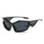 Hip-hop Irregular Geometric Pc Special-shaped Mirror Full Frame Men's Sunglasses