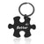 Hip-hop Letter Jigsaw Stainless Steel Printing Bag Pendant Keychain Necklace