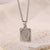 Hip-hop Letter Titanium Steel Plating Gold Plated Pendant Necklace