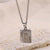 Hip-hop Letter Titanium Steel Plating Gold Plated Pendant Necklace