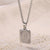 Hip-hop Letter Titanium Steel Plating Gold Plated Pendant Necklace