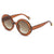 Hip-hop Modern Style Round Pc Round Frame Full Frame Women's Sunglasses