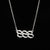 Hip-hop Number Stainless Steel Necklace Plating Stainless Steel Necklaces