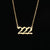 Hip-hop Number Stainless Steel Necklace Plating Stainless Steel Necklaces