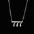 Hip-hop Number Stainless Steel Necklace Plating Stainless Steel Necklaces