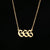 Hip-hop Number Stainless Steel Necklace Plating Stainless Steel Necklaces