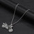 Hip-hop Punk Cross Tree Skull Stainless Steel Alloy Plating Silver Plated Pendant Necklace