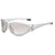 Hip-hop Punk Streetwear Color Block Ac Oval Frame Full Frame Women's Sunglasses