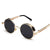 Hip-hop Punk Streetwear Round Pc Round Frame Full Frame Men's Sunglasses