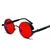 Hip-hop Punk Streetwear Round Pc Round Frame Full Frame Men's Sunglasses