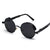 Hip-hop Punk Streetwear Round Pc Round Frame Full Frame Men's Sunglasses