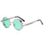 Hip-hop Punk Streetwear Round Pc Round Frame Full Frame Men's Sunglasses