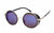 Hip-hop Punk Streetwear Solid Color Ac Round Frame Full Frame Men's Sunglasses