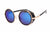 Hip-hop Punk Streetwear Solid Color Ac Round Frame Full Frame Men's Sunglasses