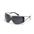 Hip-hop Punk Streetwear Solid Color Pc Square Frameless Women's Sunglasses